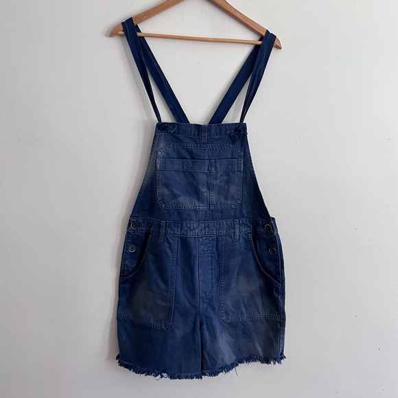 NWOT Free People Feel The Love Shortalls Overall Romper - Picture 3 of 11